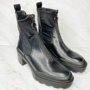 Zara Platform Boots 38/8